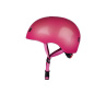 Růžová helma pro holky na koloběžku Micro LED Raspberry M