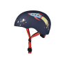 Kvalitní modrá helma na koloběžku Micro LED Rocket V2 S